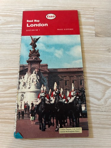 Vintage esso road map - vintage,