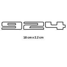 Premium 924 Outline Rear Badge