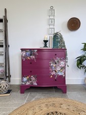 Bright pink and floral vintage