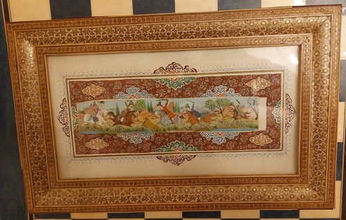 Vintage hand painted persian - vintage,