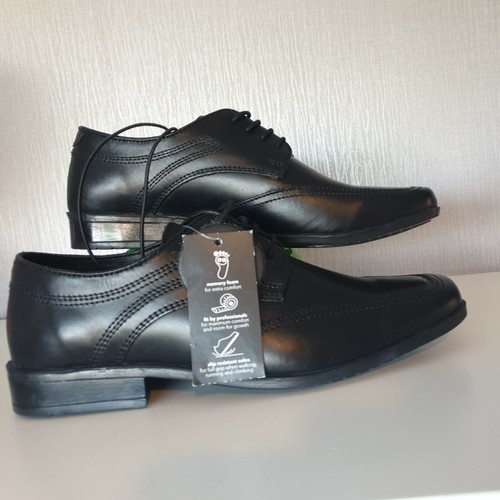 Boys black leather occasion - boys,