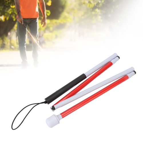 Folding blind cane non slip - blind, non-slip