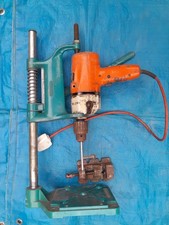 Black & Decker Vertical drill stand with working drill & Small vice