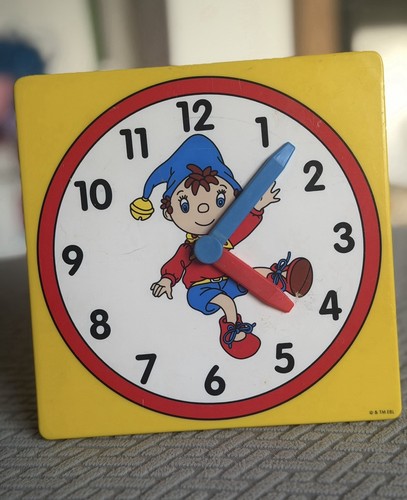Vintage noddy toy clock - clock,
