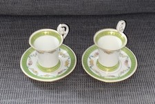 Limoges France Cup And Saucer Set X2 Vintage 