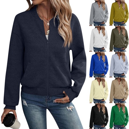 Lady zip long sleeve - zip,