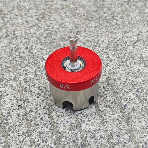 Nut zipper drill - zipper, attachment