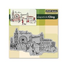 Penny Black Cling Rubber Stamps - London 40-116
