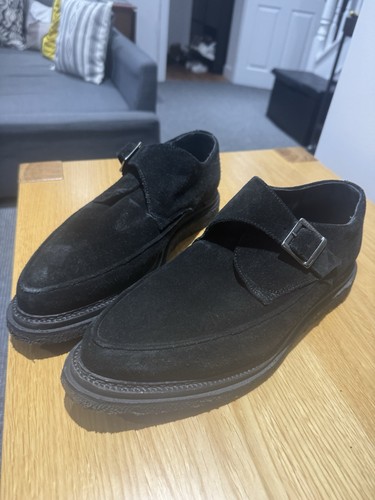 All saints suede monk strap - suede,