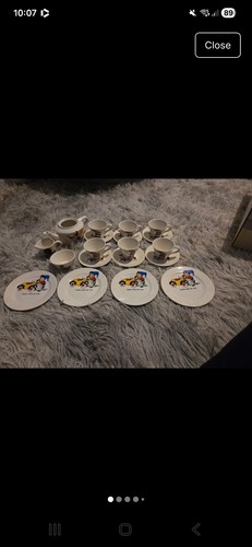 1960s kids noddy teaset set - noddy,
