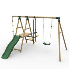 Garden Wooden Double Rope