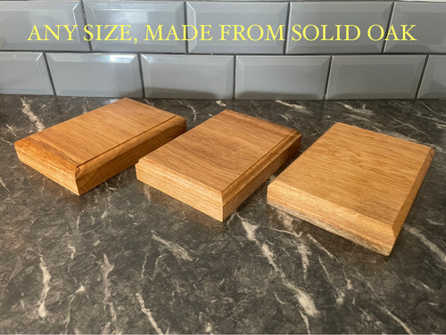 Solid oak display base - solid,