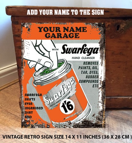 Personalised swarfega workshop - personalised,