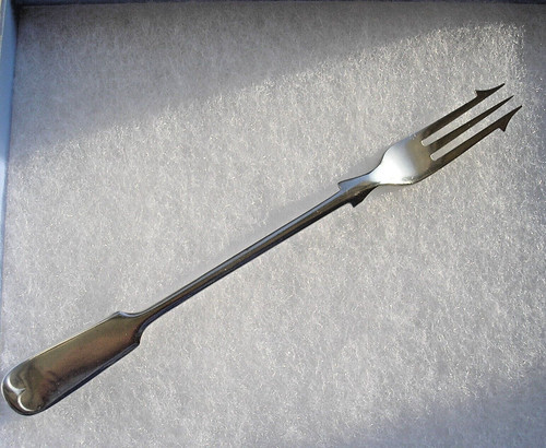 Antique pickle fork g - pickle,
