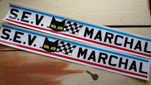 Sev marchal car - marchal, stickers