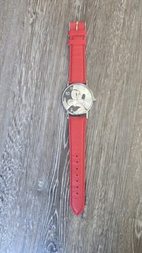 Mickey mouse watch mint red - mickey,
