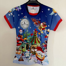 Childs Christmas Emoji Rugby Shirt - Small Child (43983)