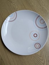 Churchill Geo spirals salad/dessert plates 19.5cm/7 5/8" porcelain superb 