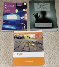 Law Book Bundle / Criminal Law, Tort / Jonathan Herring / Paula Gilliker