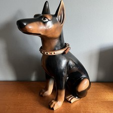 Vintage Large Ceramic Doberman