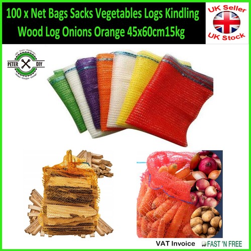 100 net bags - x, sacks