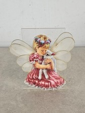 Bradford HEAVEN'S LITTLE ANGEL Ornament Gentle Hugs by Dona Gelsinger I4126