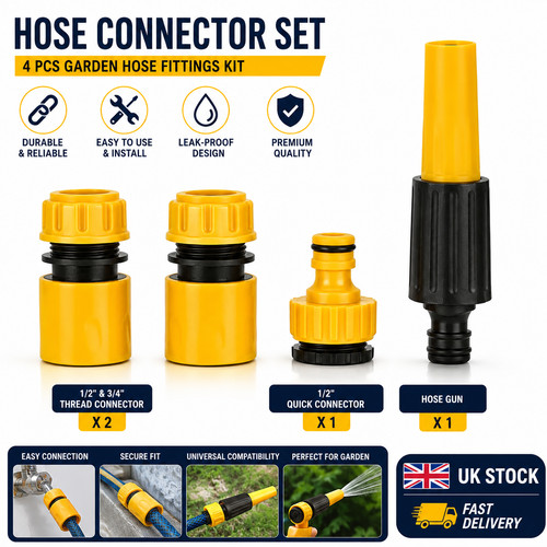 4pcs garden hose connector - 4pcs, set