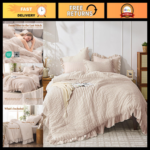 Beige king comforter set - beige,