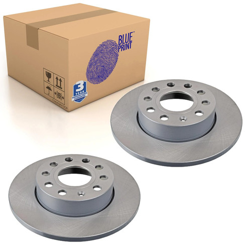 Pair rear brake disc - rear, fits