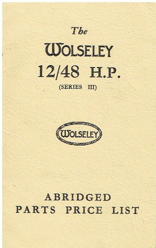 Wolseley hp - 12/48,