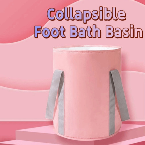Travel folding foot - folding, soaking