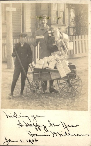 Mailman mail carrier pacrels - carrier,
