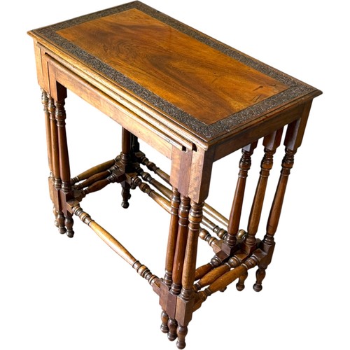 1930s solid walnut nest - 1930s,