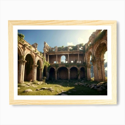 Ruins old building - of,