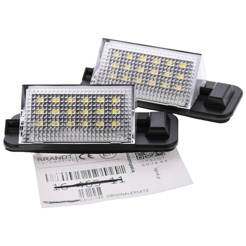 License plate light - plate, for