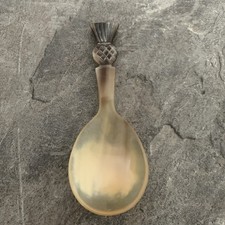 Thistle spoon made from horn - spoon, horn?