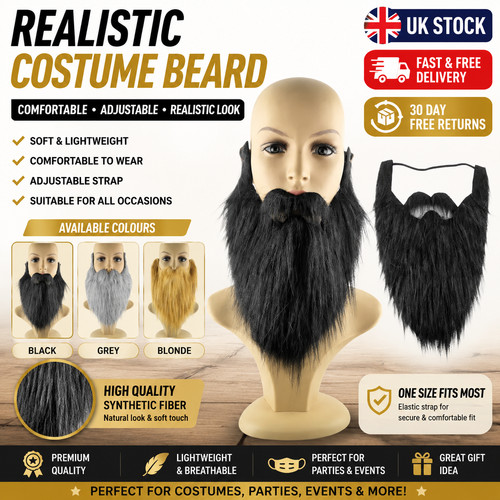 Komonee fake beard ginger - fake,