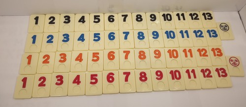 Vintage 1987 rummikub game - rummikub,