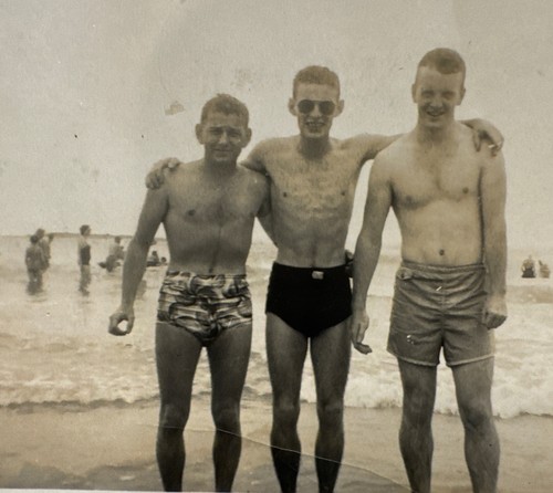 Vtg photo beefcake shirtless - photo,