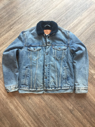 Levi blue denim jacket men - jacket,
