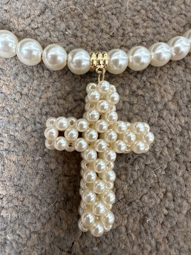 New pearl choker with - choker, pendant