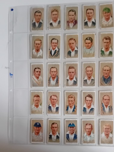 Cricketers 1934 complete - cricketers, set