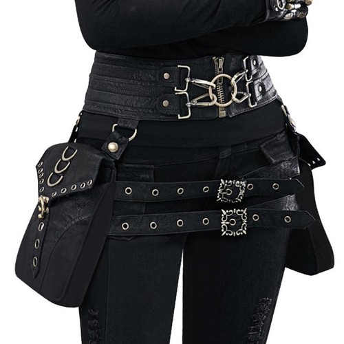 Leather waist corset fanny - pu,