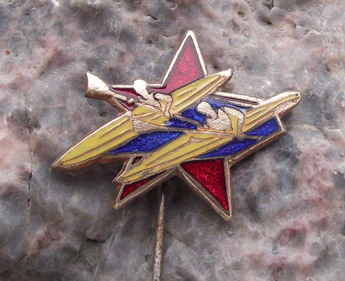 Vintage communist canoe - vintage, kayak
