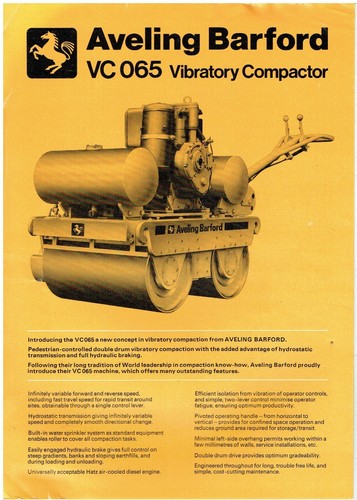 Aveling barford vc065 series - aveling,