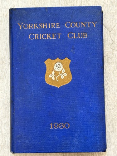 1930 yorkshire county - yorkshire, cricket