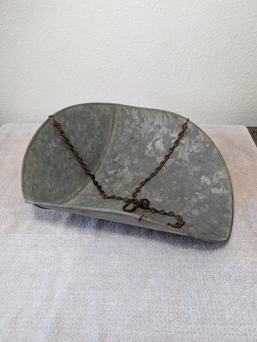 Vintage hanging scale bucket - hanging,
