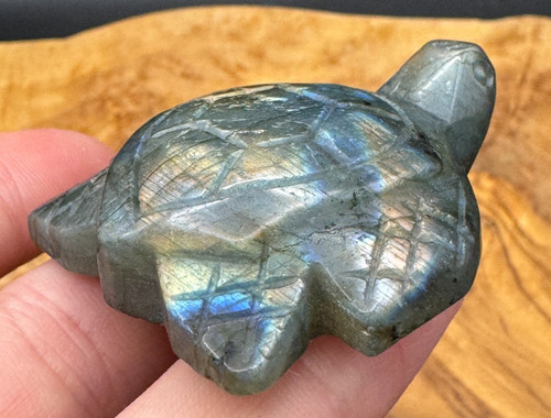 Crystal labradorite carving - crystal,