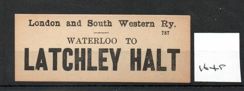 London south western - south,