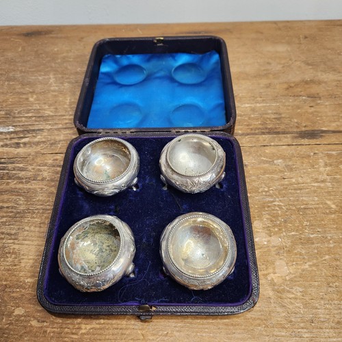 Antique cased set four - cased,